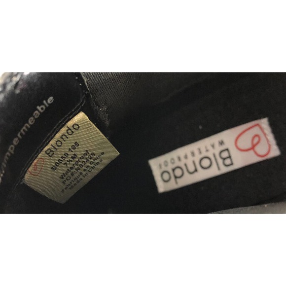 NEW Blondo Womens Emelia Chelsea Bootie 7.5M Waterproof Leather Snakeskin Print - Picture 8 of 9